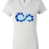 Women's Short Sleeve V-Neck T-Shirt Thumbnail