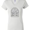 Women's Short Sleeve V-Neck T-Shirt Thumbnail