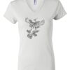 Women's Short Sleeve V-Neck T-Shirt Thumbnail