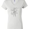 Women's Short Sleeve V-Neck T-Shirt Thumbnail