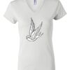 Women's Short Sleeve V-Neck T-Shirt Thumbnail