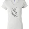 Women's Short Sleeve V-Neck T-Shirt Thumbnail