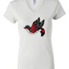 Women's Short Sleeve V-Neck T-Shirt Thumbnail