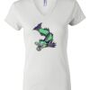 Women's Short Sleeve V-Neck T-Shirt Thumbnail