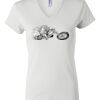 Women's Short Sleeve V-Neck T-Shirt Thumbnail