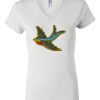 Women's Short Sleeve V-Neck T-Shirt Thumbnail