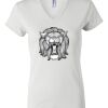 Women's Short Sleeve V-Neck T-Shirt Thumbnail