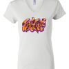 Women's Short Sleeve V-Neck T-Shirt Thumbnail