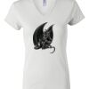 Women's Short Sleeve V-Neck T-Shirt Thumbnail