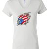 Women's Short Sleeve V-Neck T-Shirt Thumbnail