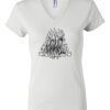 Women's Short Sleeve V-Neck T-Shirt Thumbnail