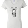 Women's Short Sleeve V-Neck T-Shirt Thumbnail