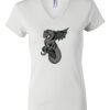 Women's Short Sleeve V-Neck T-Shirt Thumbnail