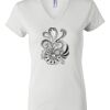 Women's Short Sleeve V-Neck T-Shirt Thumbnail