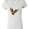 Women's Short Sleeve V-Neck T-Shirt Thumbnail