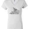 Women's Short Sleeve V-Neck T-Shirt Thumbnail