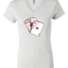 Women's Short Sleeve V-Neck T-Shirt Thumbnail