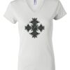 Women's Short Sleeve V-Neck T-Shirt Thumbnail