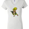 Women's Short Sleeve V-Neck T-Shirt Thumbnail