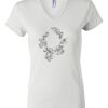 Women's Short Sleeve V-Neck T-Shirt Thumbnail