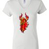 Women's Short Sleeve V-Neck T-Shirt Thumbnail