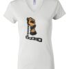 Women's Short Sleeve V-Neck T-Shirt Thumbnail