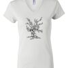 Women's Short Sleeve V-Neck T-Shirt Thumbnail