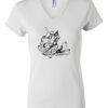 Women's Short Sleeve V-Neck T-Shirt Thumbnail