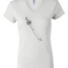 Women's Short Sleeve V-Neck T-Shirt Thumbnail