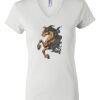 Women's Short Sleeve V-Neck T-Shirt Thumbnail