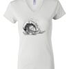 Women's Short Sleeve V-Neck T-Shirt Thumbnail