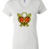 Women's Short Sleeve V-Neck T-Shirt Thumbnail