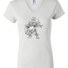 Women's Short Sleeve V-Neck T-Shirt Thumbnail