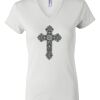 Women's Short Sleeve V-Neck T-Shirt Thumbnail