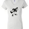 Women's Short Sleeve V-Neck T-Shirt Thumbnail