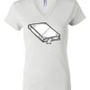 Women's Short Sleeve V-Neck T-Shirt Thumbnail