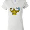 Women's Short Sleeve V-Neck T-Shirt Thumbnail