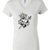 Women's Short Sleeve V-Neck T-Shirt Thumbnail