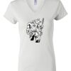 Women's Short Sleeve V-Neck T-Shirt Thumbnail