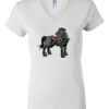 Women's Short Sleeve V-Neck T-Shirt Thumbnail