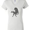 Women's Short Sleeve V-Neck T-Shirt Thumbnail