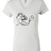 Women's Short Sleeve V-Neck T-Shirt Thumbnail