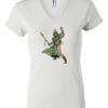 Women's Short Sleeve V-Neck T-Shirt Thumbnail