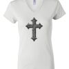 Women's Short Sleeve V-Neck T-Shirt Thumbnail