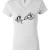 Women's Short Sleeve V-Neck T-Shirt Thumbnail