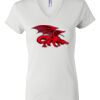 Women's Short Sleeve V-Neck T-Shirt Thumbnail