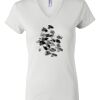 Women's Short Sleeve V-Neck T-Shirt Thumbnail