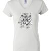 Women's Short Sleeve V-Neck T-Shirt Thumbnail