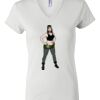 Women's Short Sleeve V-Neck T-Shirt Thumbnail