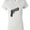 Women's Short Sleeve V-Neck T-Shirt Thumbnail